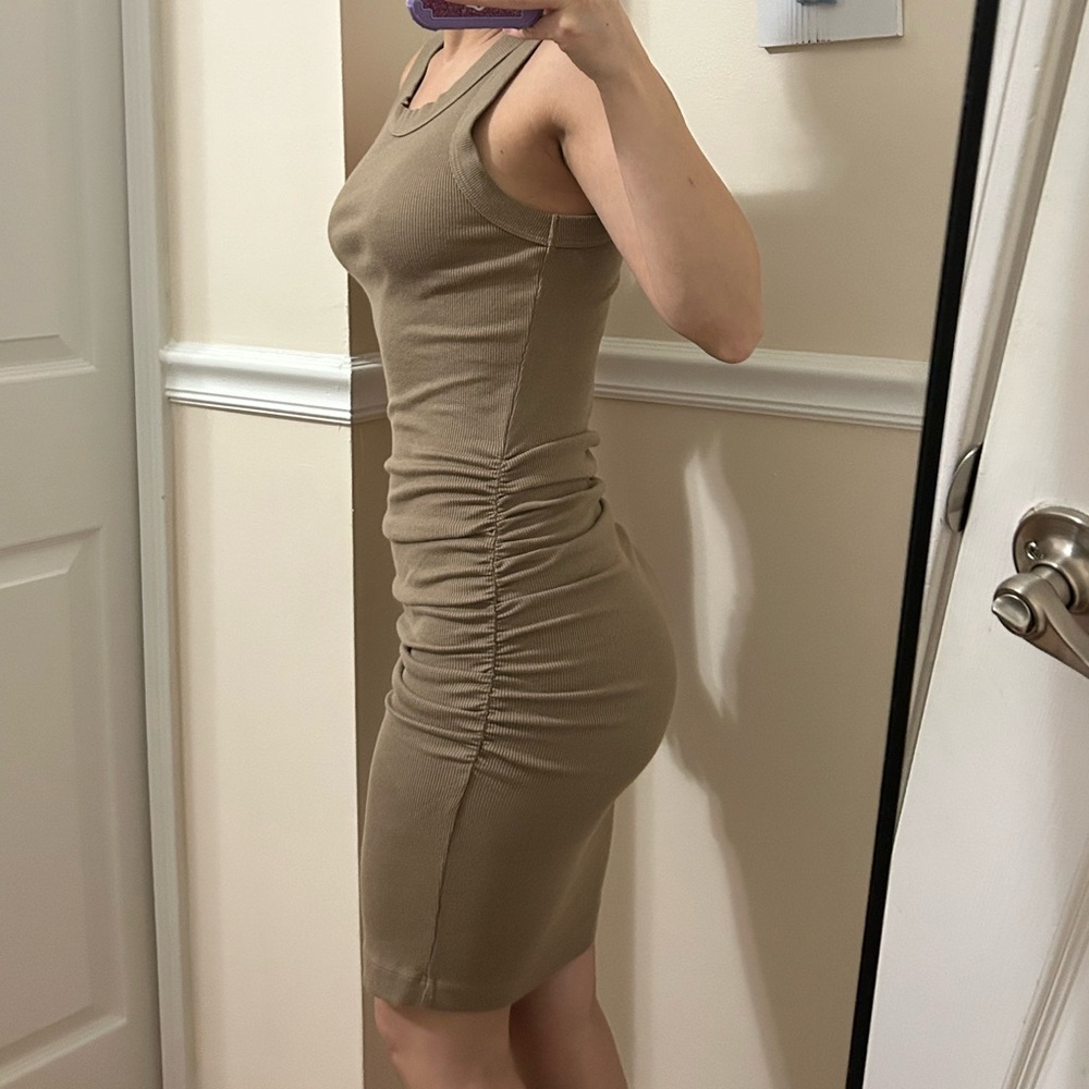 Michael stars demi ribbed dress XS cobblestone - Picture 10 of 10